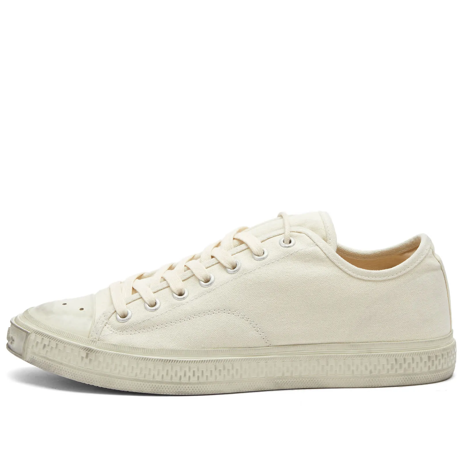 Acne Studios Ballow Soft Tumbled Tag Sneakers, white