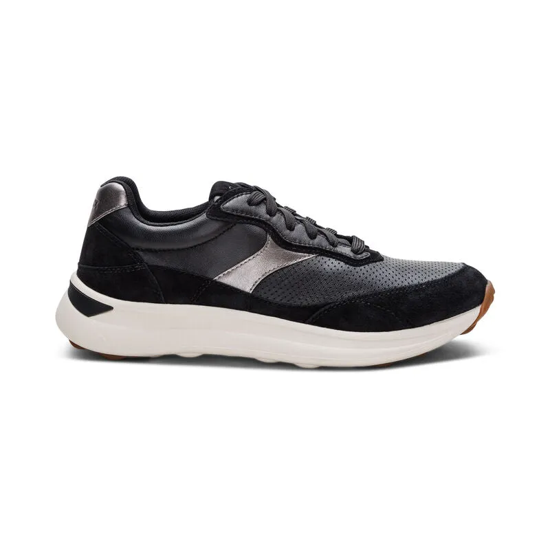 Aetrex Emily Women's Lace Up Sneaker Black