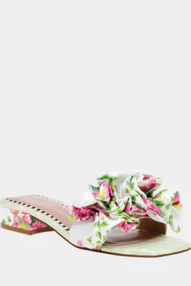 Alivia Sandal ~ White Multi