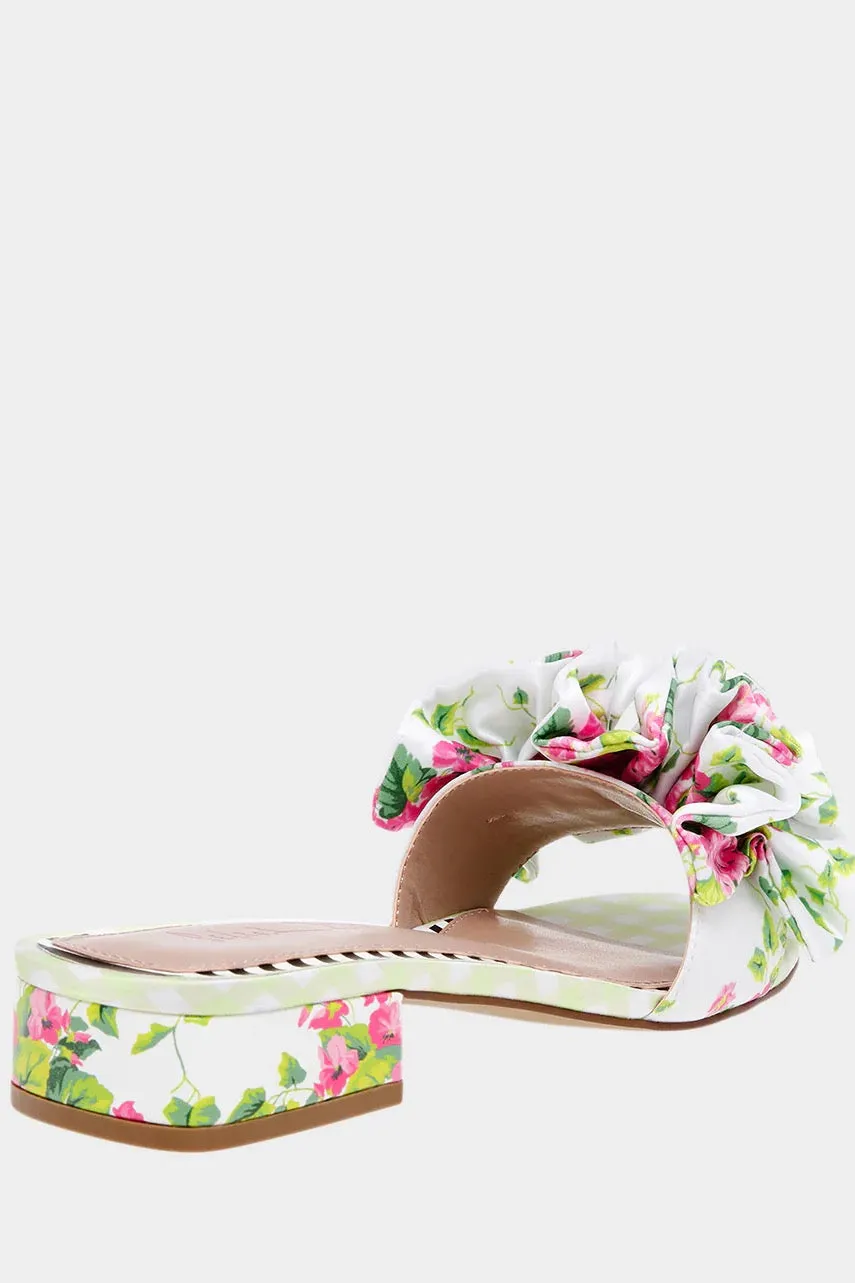 Alivia Sandal ~ White Multi