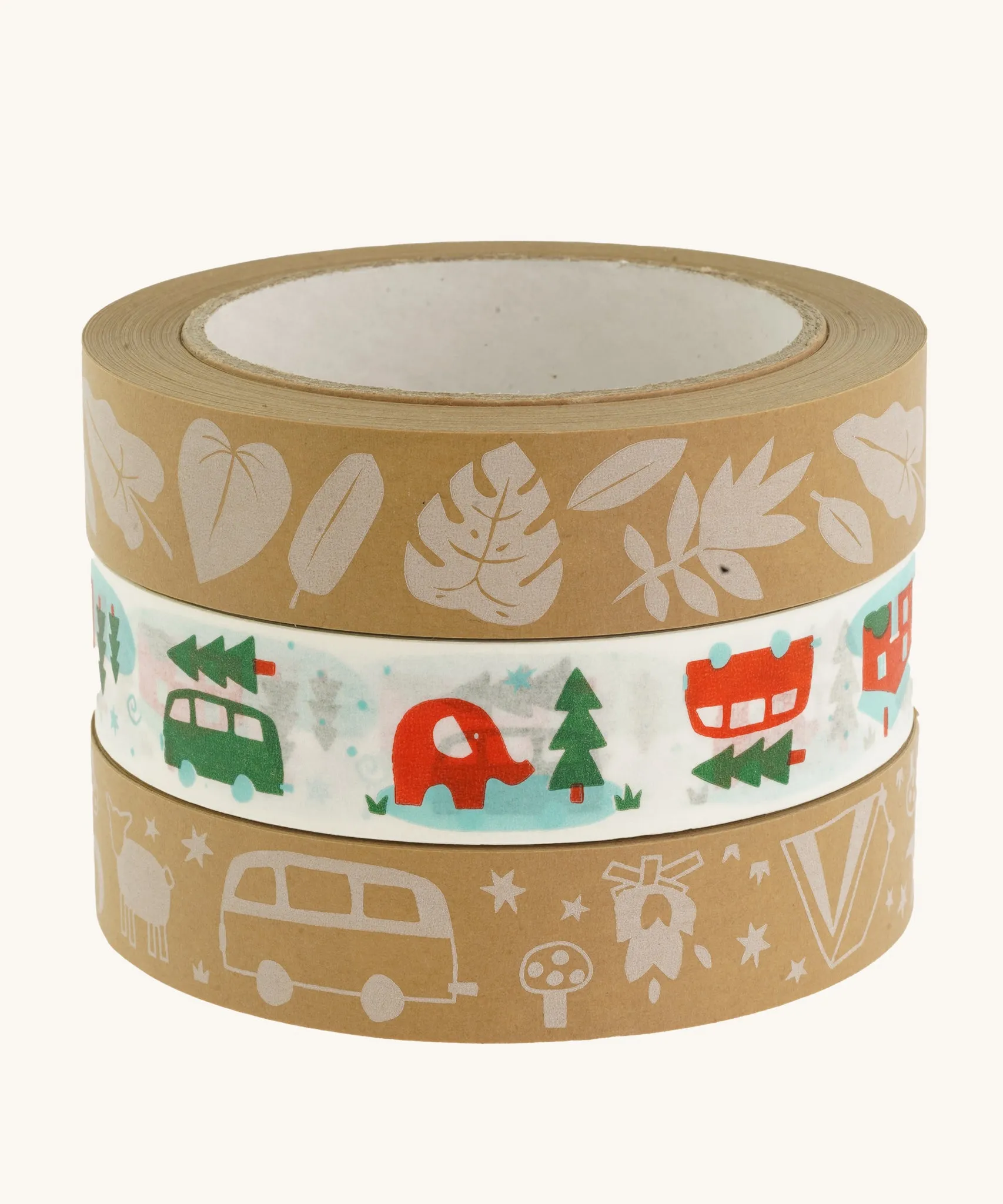 Babipur Kraft Eco Paper Tape - Camping