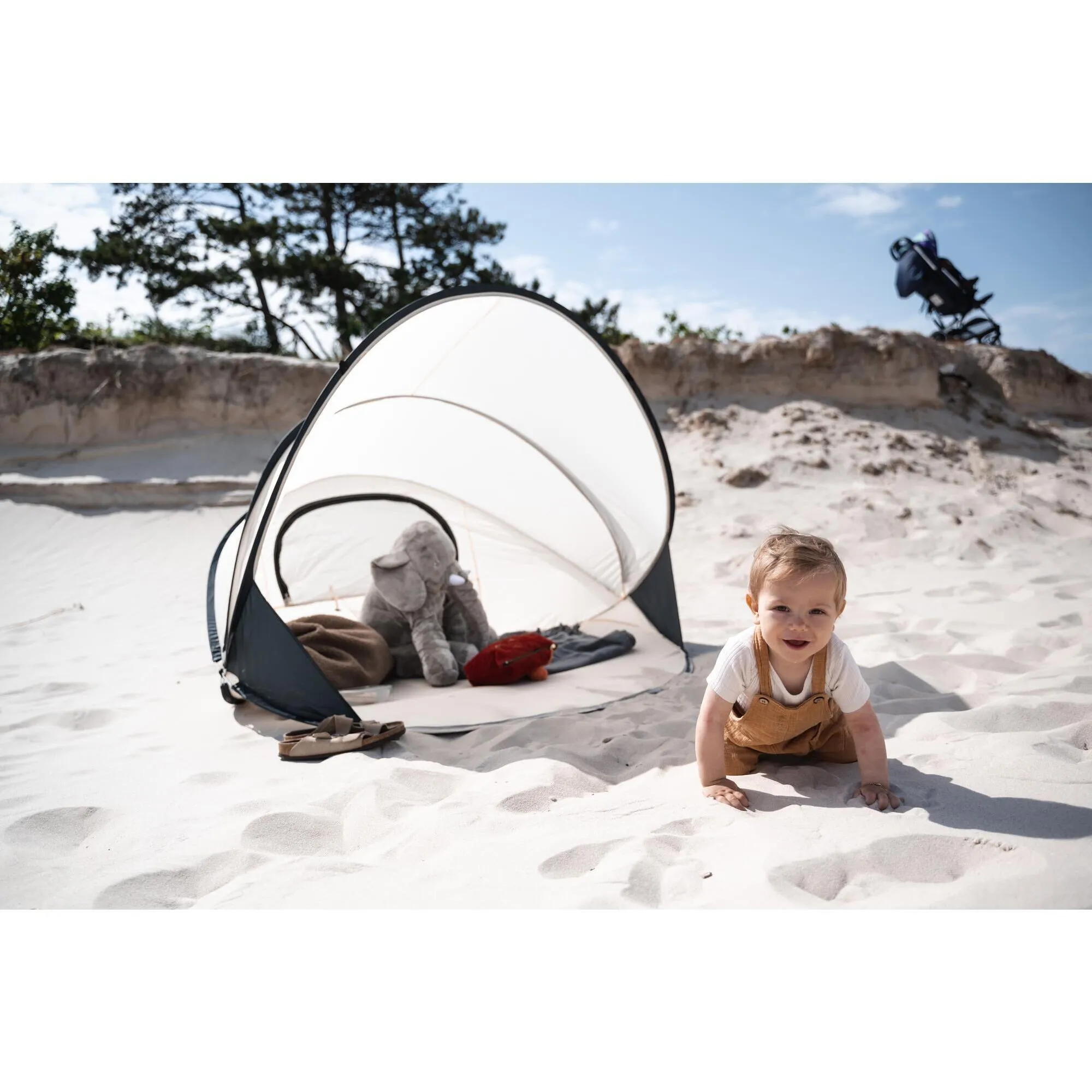 Beach tent Deryan Xxl Luxury Pop Up, ivory