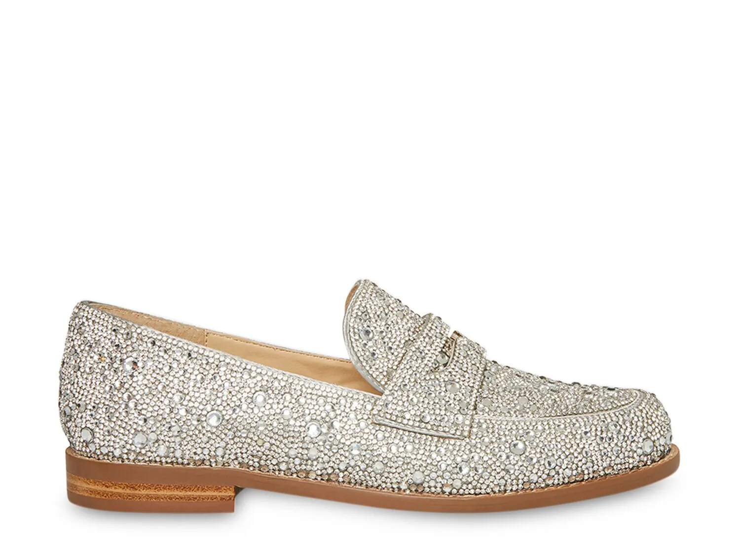 Betsey Johnson Aron loafers, silver