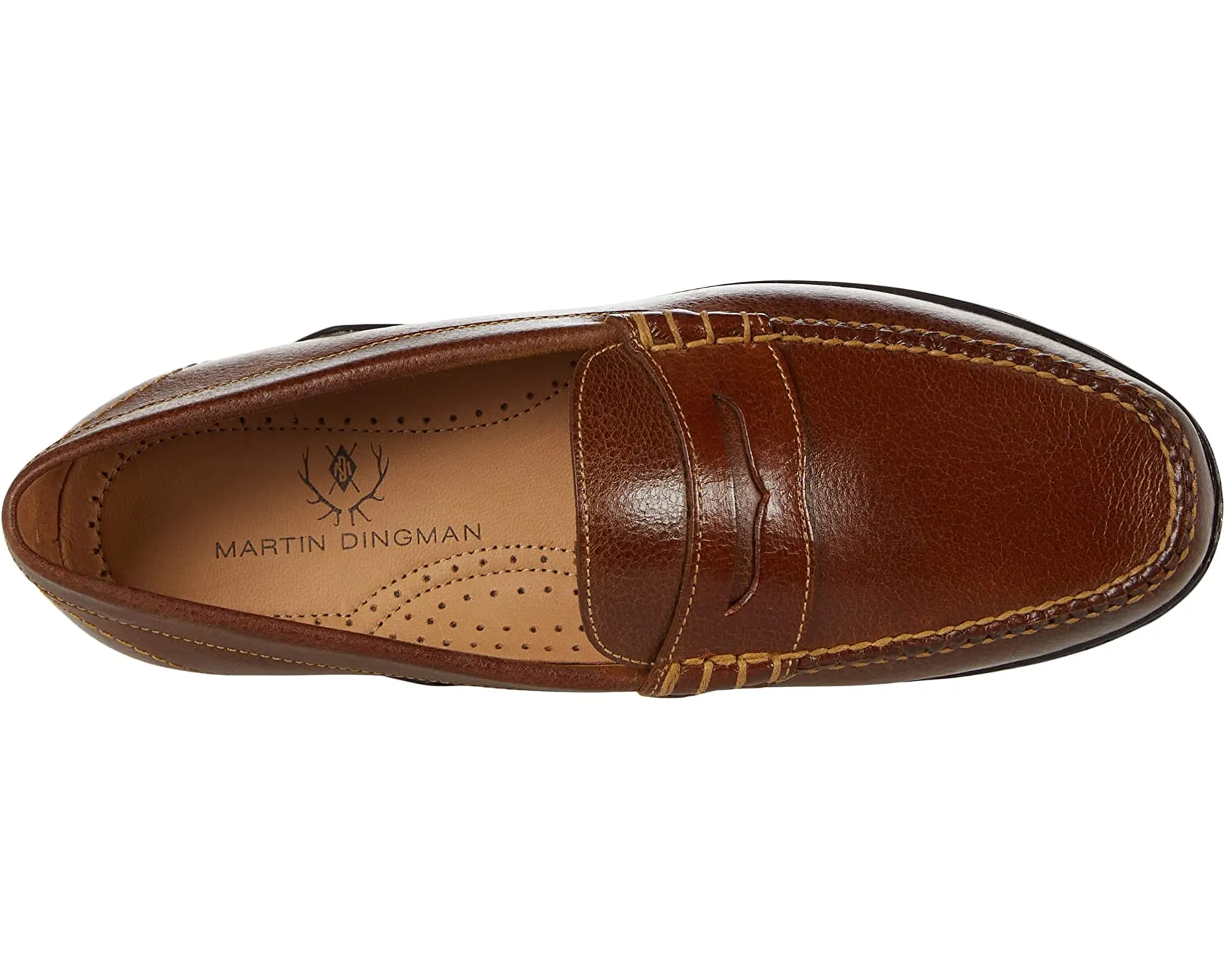 Bill Penny Martin Dingman loafers, burnt cedar