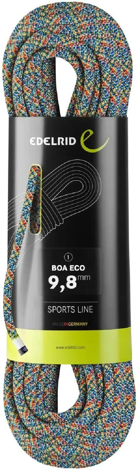 Boa Eco 9.8 mm dry rope Edelrid, multicolor