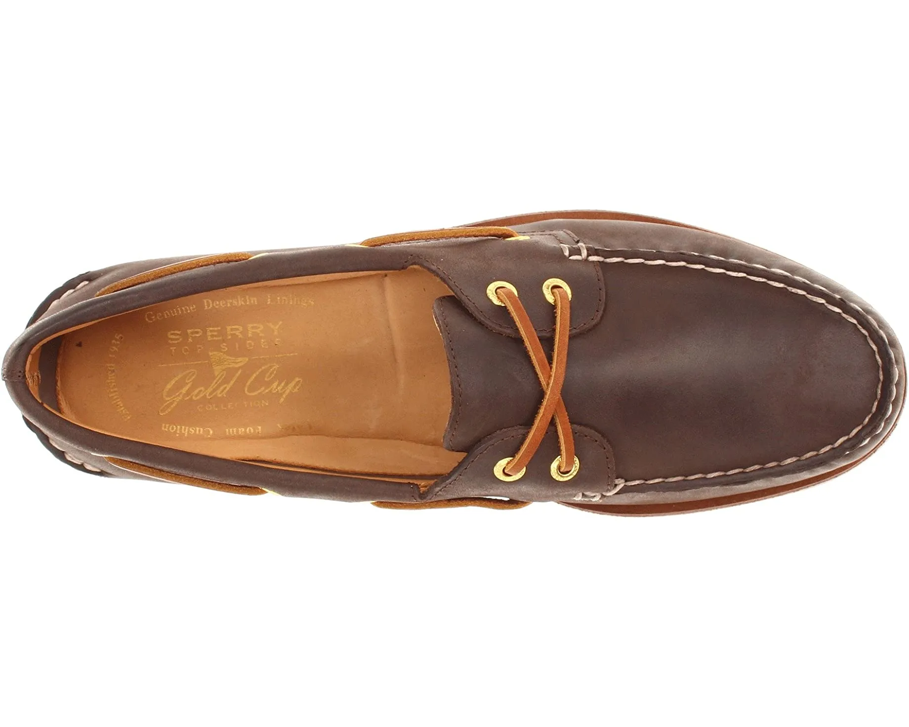 Boat shoes Gold Cup A/O 2-Eye Sperry, brown