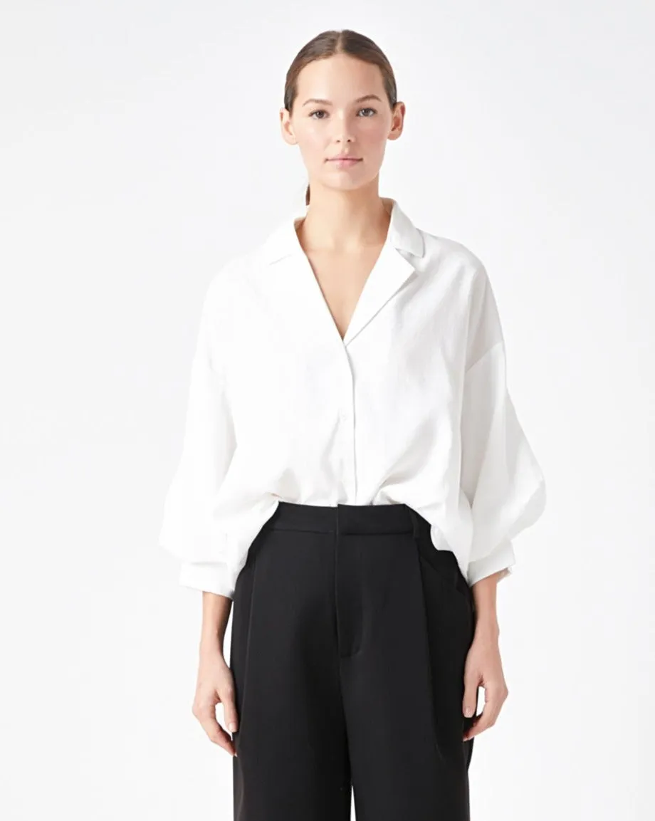 Caili Button-Up Blouse