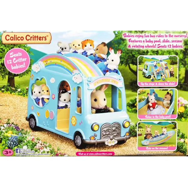 Calico Critters Sunshine Nursery Bus