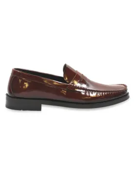 Cornetto Vellapais Leather Penny Loafers in Dark Brown