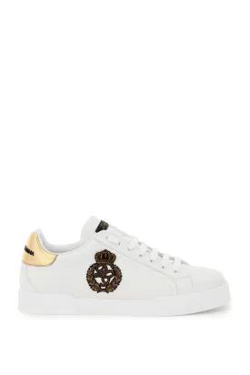 Dolce & Gabbana Portofino Sneakers With Patch (Size - 43)