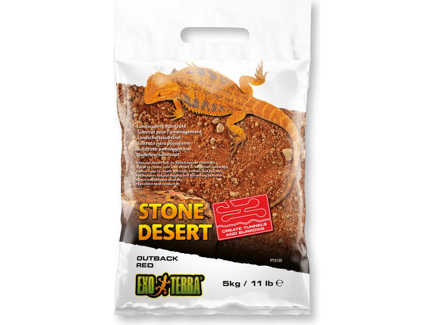 Exo Terra Stone Desert Outback Red 11 lb – 5 KG