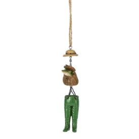 Fishing  Waders Dangle Ornament