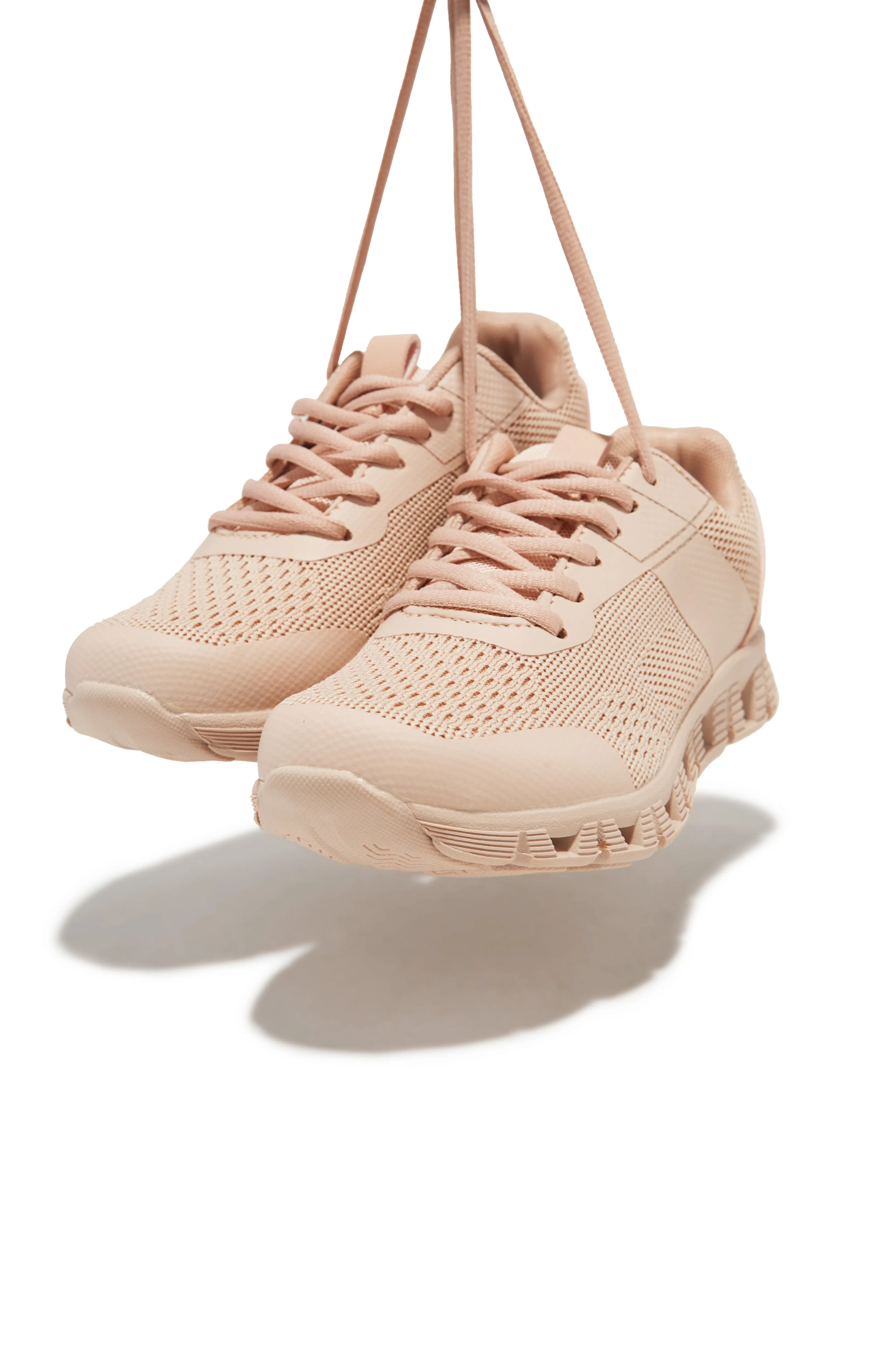 Jet Setter Lace Up Sneakers - Pink