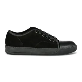 LANVIN Low-Top Patent Toe Trainer Black