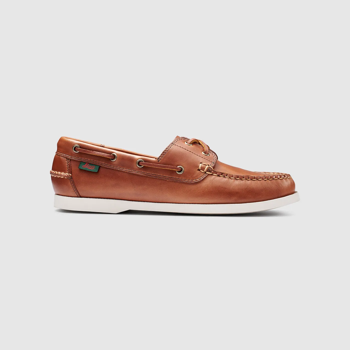 Mens Leather Hampton Boat Shoe