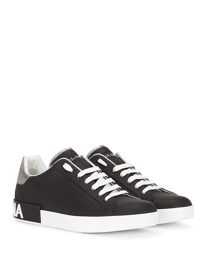 Men's Portofino Lace-Up Sneakers Dolce & Gabbana