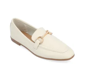 Mizza loafers from the Journee Journee Collection, ivory