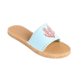 ORANGE COASTAL CORAL - WOMENS CABANA SLIDE