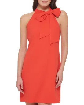 Petite Bow-Neck Dress