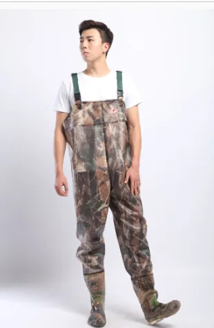 PVC Fishing & Hunting Lightweight Chest Waders-Size:46