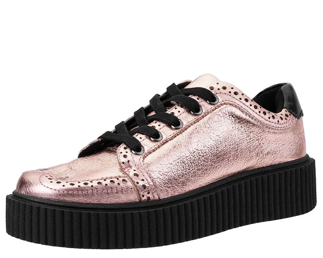 Rose Gold Wingtip Casbah Creeper