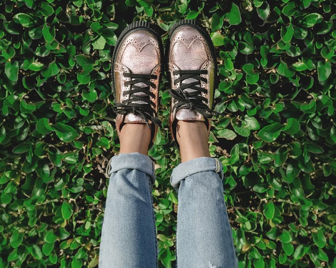 Rose Gold Wingtip Casbah Creeper