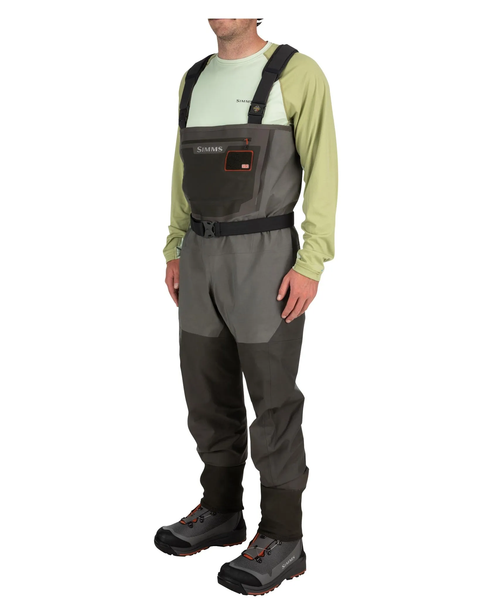 SIMMS MENS G3 GUIDE WADER STOCKINGFOOT