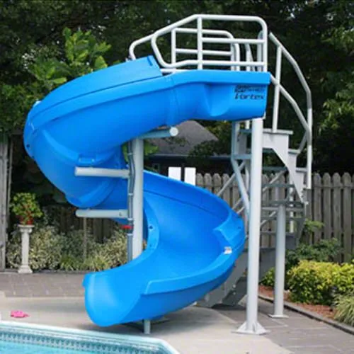 SR Smith Vortex Slide Open Flume & Stairs - Blue