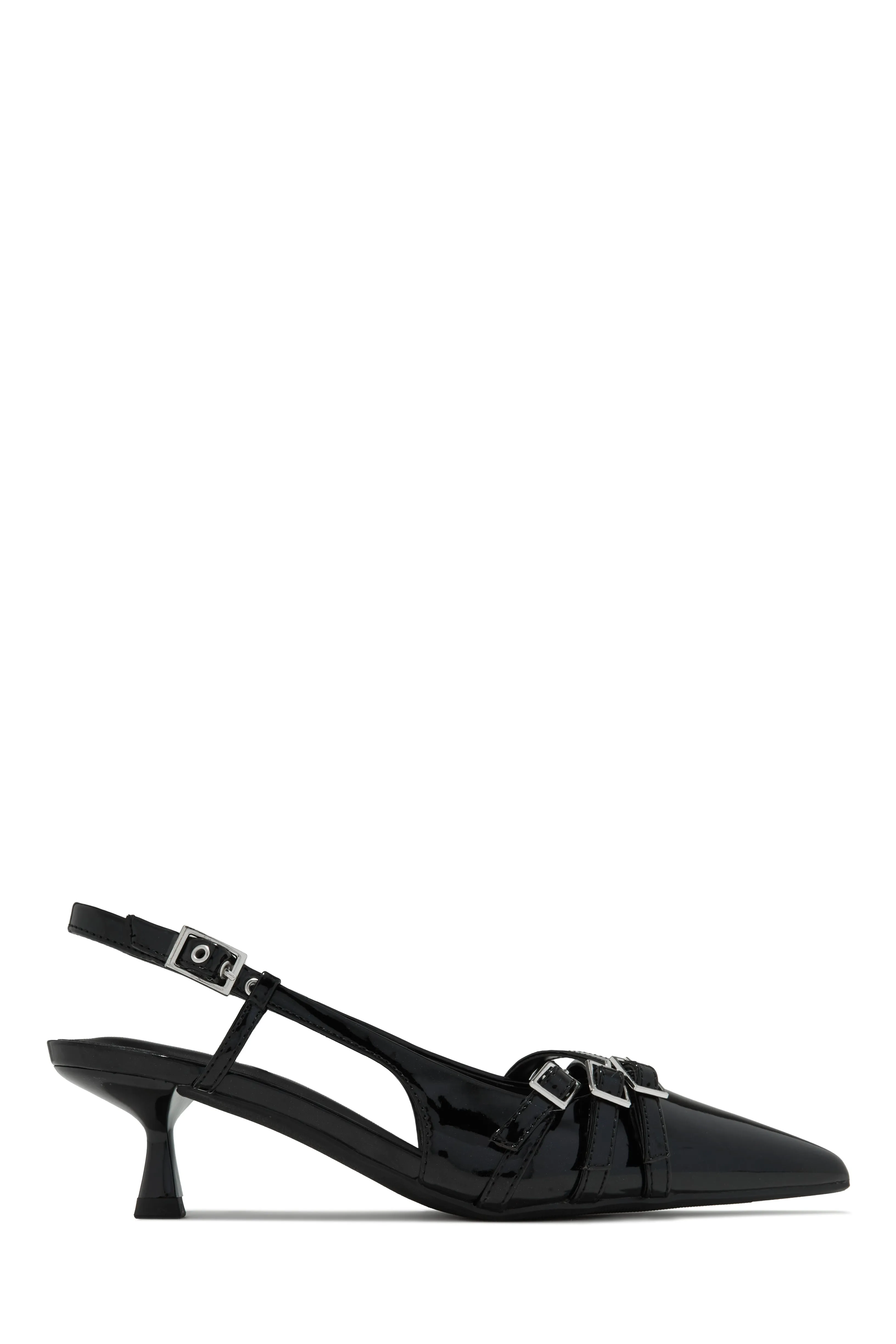 Stassia Kitten Heels - Black