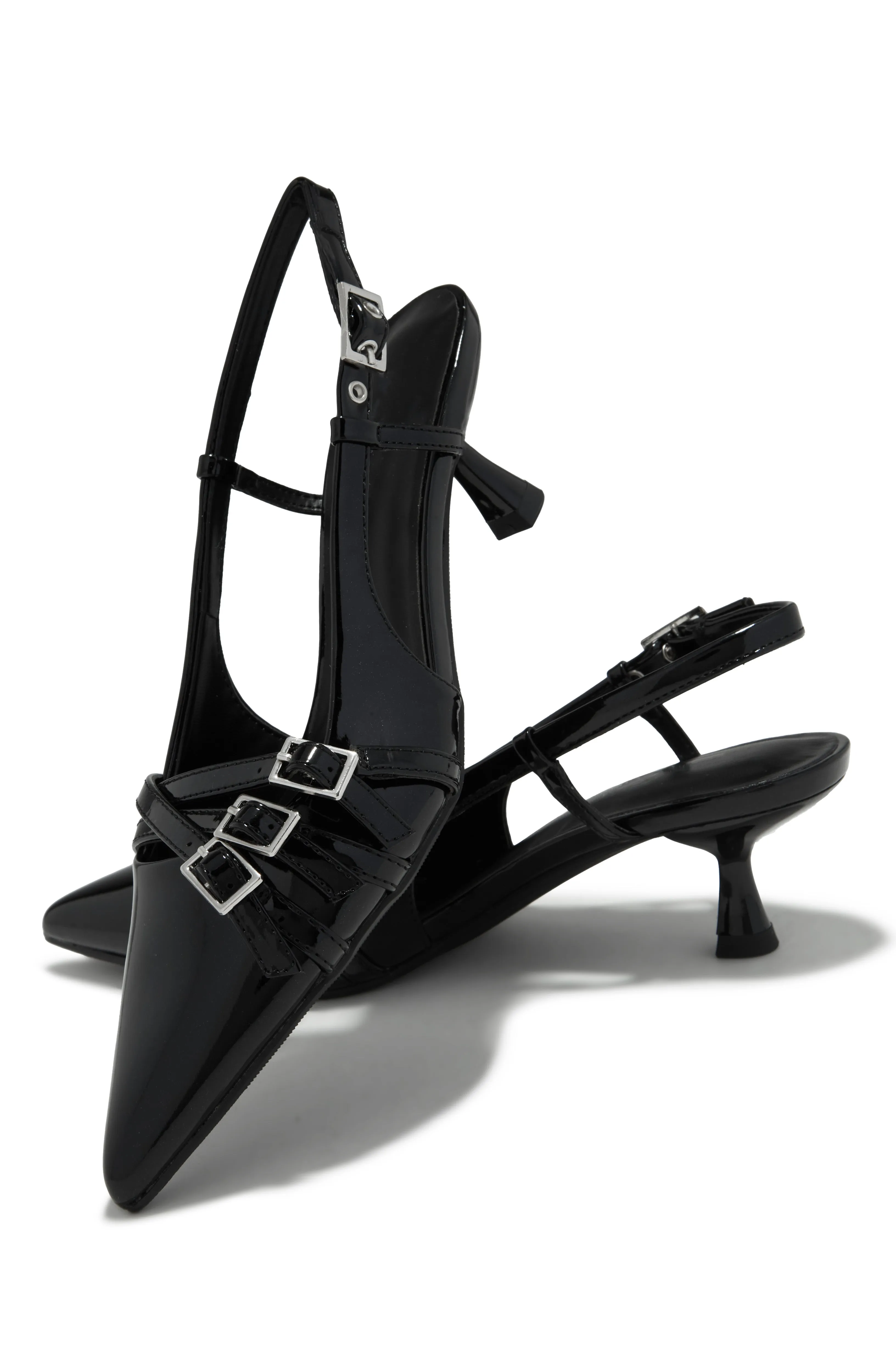 Stassia Kitten Heels - Black