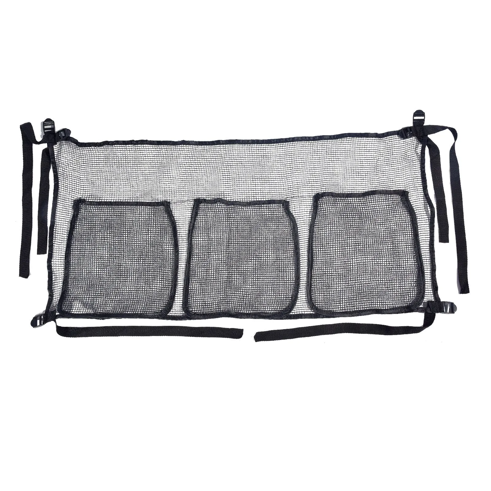 Trampoline Storage Mesh Bag with 4 Straps Toys Shoes Organizer Wall Decoration Storage Bag for Trampoline Accessories