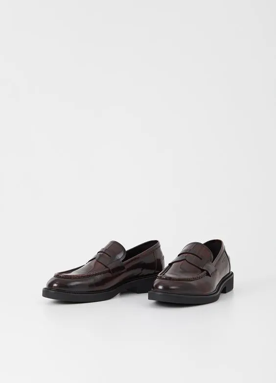 VAGABOND ALEX LOAFER M DARK RED POLISHED LEATHER