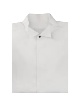 wing-collar tuxedo shirt