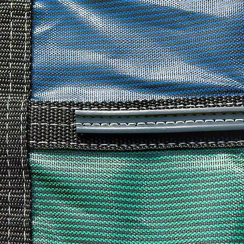 Yard Guard Deck-Lock Mesh Safety Cover - 14' X 28' With Center Step- Green